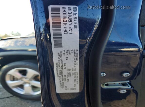 3C4NJDBB7MT601519 2021 JEEP COMPASS Blue Widok wnętrza 360 stopni