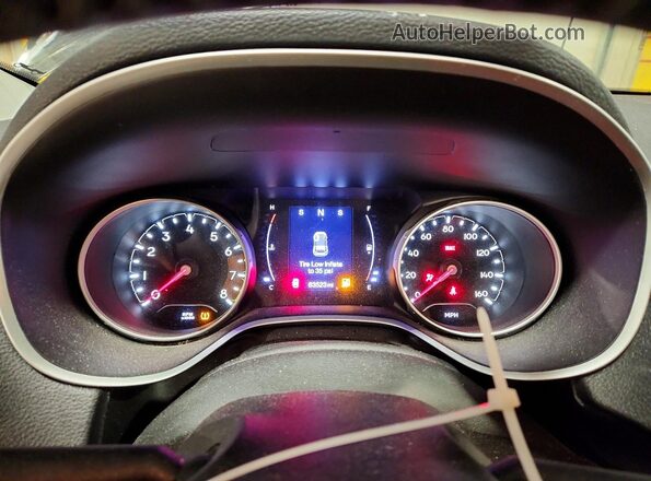 3C4NJDBB8KT703800 2019 JEEP COMPASS Gray Widok zestawu wskaźników