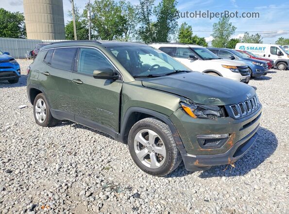 3C4NJDBB9JT142733 2018 JEEP COMPASS Green Delantero derecho