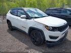 2018 Jeep Compass Altitude 4x4 White vin: 3C4NJDBB9JT394529