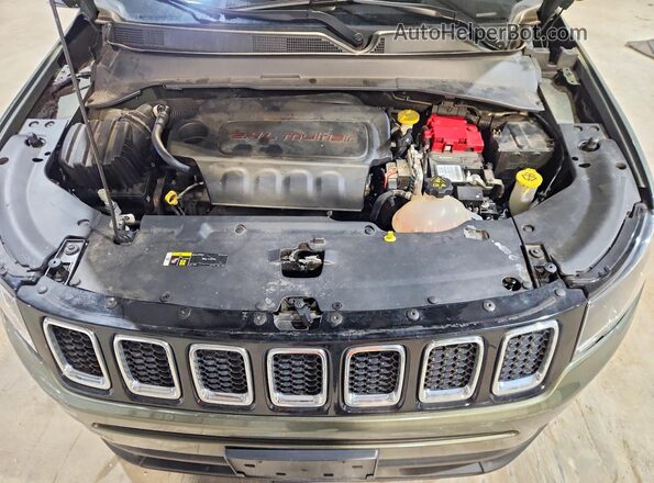 3C4NJDBB9MT575599 2021 JEEP COMPASS Зеленый Вид подкапотного пространства