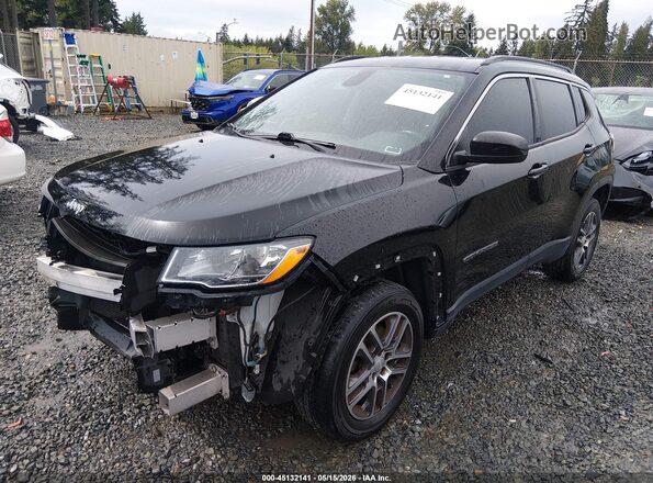 3C4NJDBBXJT112592 2018 JEEP COMPASS Black Vista tres cuartos delantera izquierda