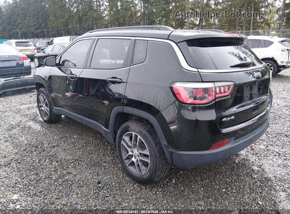 3C4NJDBBXJT112592 2018 JEEP COMPASS Black Trasero izquierdo