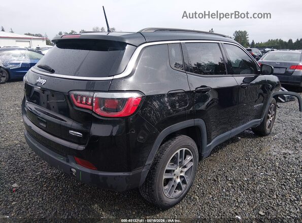 3C4NJDBBXJT112592 2018 JEEP COMPASS Black Trasero derecho