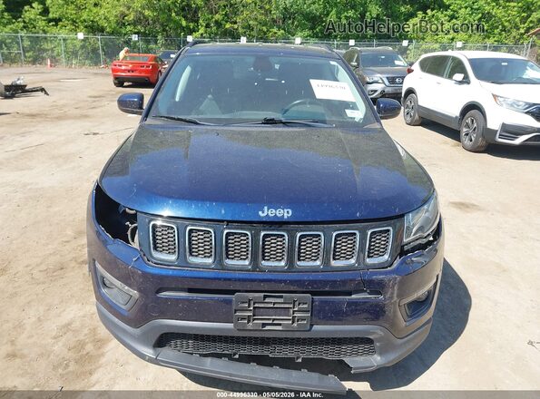 3C4NJDBBXJT185560 2018 JEEP COMPASS Синий Вид щитка приборов