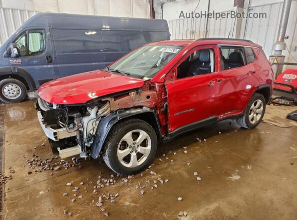 3C4NJDBBXJT373284 2018 JEEP COMPASS Red Передня ліва чверть