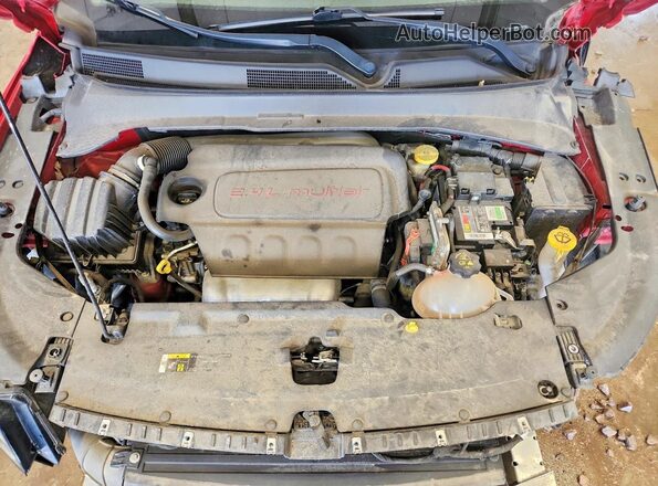 3C4NJDBBXJT373284 2018 JEEP COMPASS Red Вид підкапотного простору