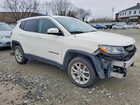 2018 Jeep Compass Latitude White vin: 3C4NJDBBXJT436111