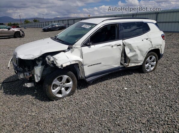 3C4NJDBBXKT723532 2019 JEEP COMPASS Белый Передняя левая четверть