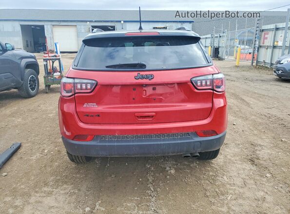 3C4NJDBBXLT161813 2020 JEEP COMPASS Red Widok z tyłu