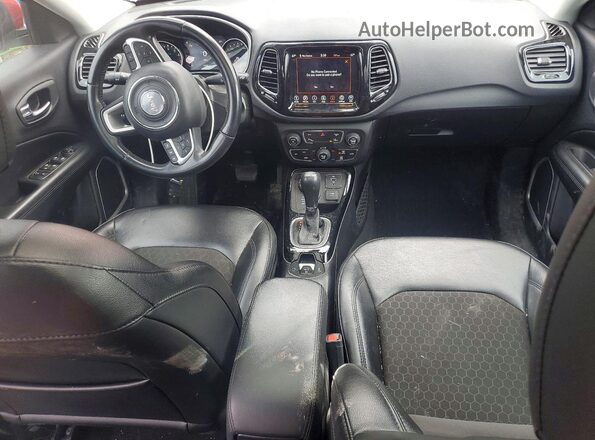 3C4NJDBBXLT161813 2020 JEEP COMPASS Red Widok deski rozdzielczej