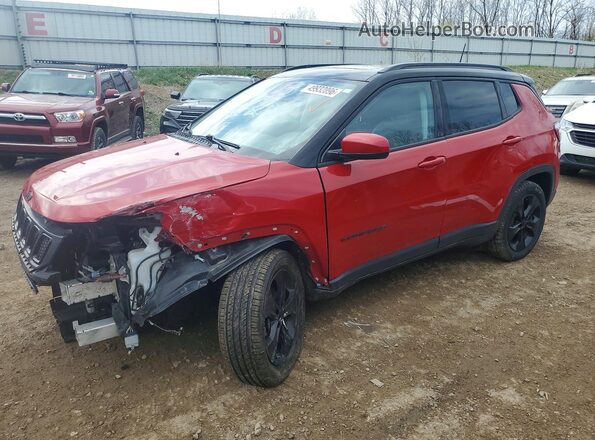 3C4NJDBBXLT161813 2020 JEEP COMPASS Red Przód lewy
