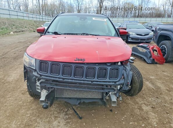 3C4NJDBBXLT161813 2020 JEEP COMPASS Red Widok z przodu