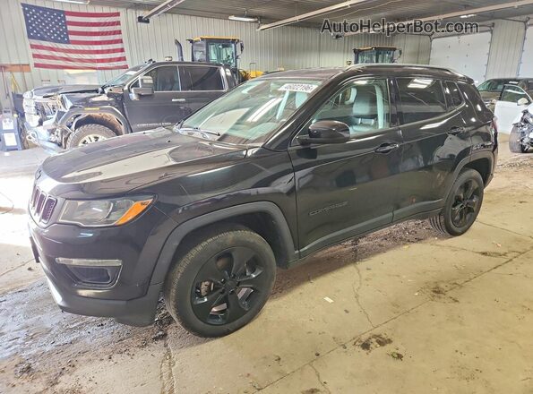 3C4NJDBBXLT204689 2020 JEEP COMPASS Черный Передняя левая четверть