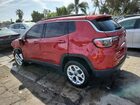 2025 Jeep Compass Latitude Red vin: 3C4NJDBN0ST547326 Damage: Left Front Door, Dent(S) W/No Paint Dmg, 7 To 8 Inches