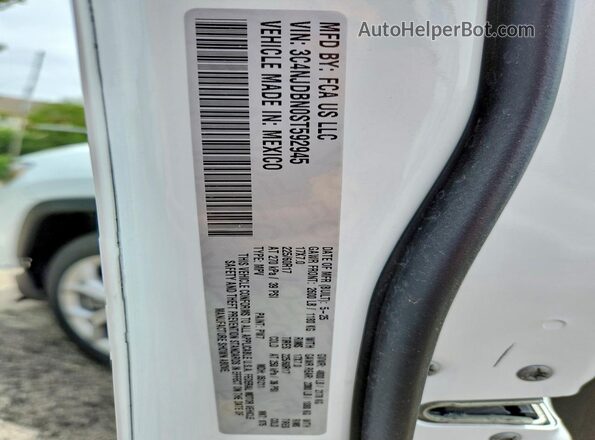 3C4NJDBN0ST592945 2025 JEEP COMPASS White Вид наклейки з VIN-кодом