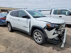 2025 Jeep Compass Latitude White vin: 3C4NJDBN0ST592945