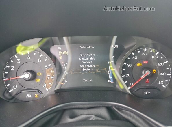 3C4NJDBN0TT158798 2026 JEEP COMPASS Black Instrument cluster view