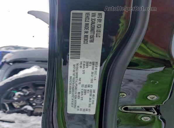 3C4NJDBN0TT158798 2026 JEEP COMPASS Black VIN sticker view