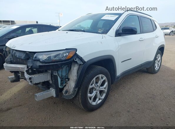 3C4NJDBN1RT117847 2024 JEEP COMPASS White Առջևի ձախ երեք քառորդ տեսարան