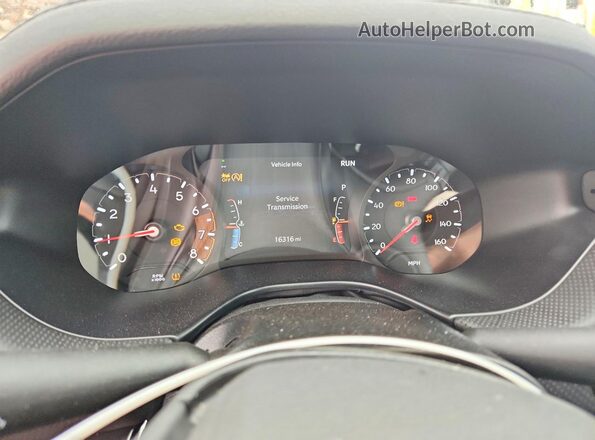 3C4NJDBN1ST562188 2025 JEEP COMPASS Белый Вид щитка приборов