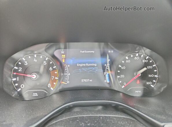 3C4NJDBN2RT133135 2024 JEEP COMPASS Синий Вид щитка приборов