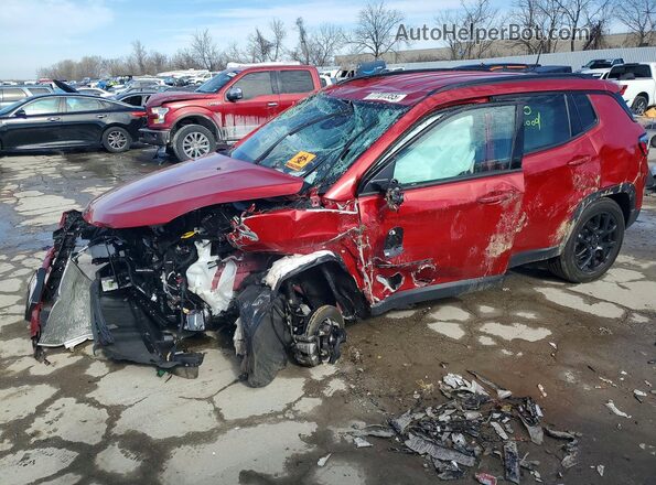 3C4NJDBN2TT163694 2026 JEEP COMPASS Red Vista tres cuartos delantera izquierda