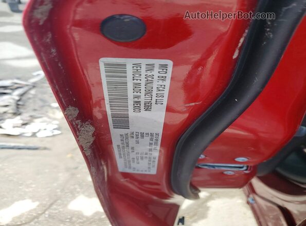 3C4NJDBN2TT163694 2026 JEEP COMPASS Red Vista de la etiqueta del VIN