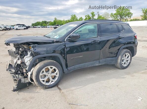 3C4NJDBN3RT133077 2024 JEEP COMPASS Черный Передняя левая четверть