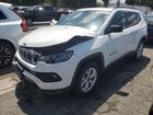 2025 Jeep Compass Latitude White vin: 3C4NJDBN4ST550195 Damage: Left Front Fender, Dent(S) W/ Paint Dmg, 2 To 3 Inches