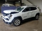 2025 Jeep Compass Latitude Белый vin: 3C4NJDBN4ST580023 Damage: Left Front Fender, Dent(S) W/ Paint Dmg, 7 To 8 Inches