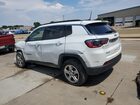 2024 Jeep Compass Latitude White vin: 3C4NJDBN5RT596905 Damage: Left Qtr Panel, Dent(S) W/ Paint Dmg, > 12 Inches