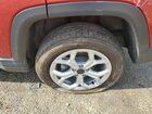 2025 Jeep Compass Latitude Red vin: 3C4NJDBN5ST548617 Damage: Left Rear Tire, Flat, Repair Required
