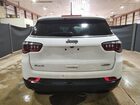 2024 Jeep Compass Latitude White vin: 3C4NJDBN6RT604252 Damage: Rear Bumper, Heavy Scratch, 1 To 2 Inches