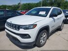 2025 Jeep Compass Latitude 4x4 White vin: 3C4NJDBN7ST597673
