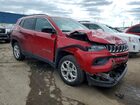 2024 Jeep Compass Latitude Red vin: 3C4NJDBN8RT137965