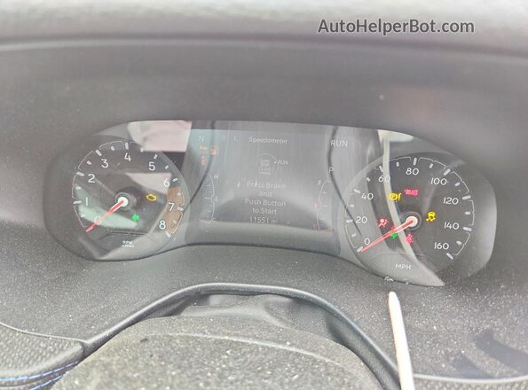 3C4NJDBNXST586313 2025 JEEP COMPASS Серебряный Вид щитка приборов