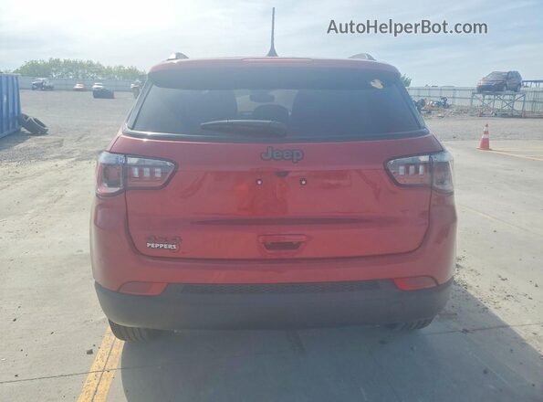 3C4NJDBNXTT201530 2026 JEEP COMPASS Red Widok z tyłu