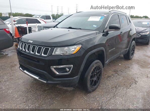 3C4NJDCB0JT329972 2018 JEEP COMPASS Черный Передняя левая четверть