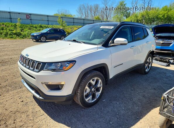 3C4NJDCB0JT372529 2018 JEEP COMPASS White Przód lewy