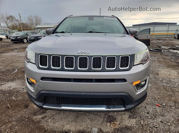 3C4NJDCB0KT641744 2019 JEEP COMPASS Gray Front view