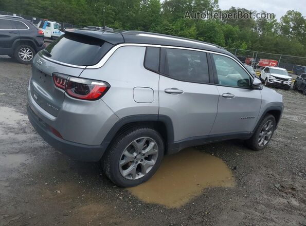 3C4NJDCB0MT525544 2021 JEEP COMPASS Серебряный Задняя правая четверть
