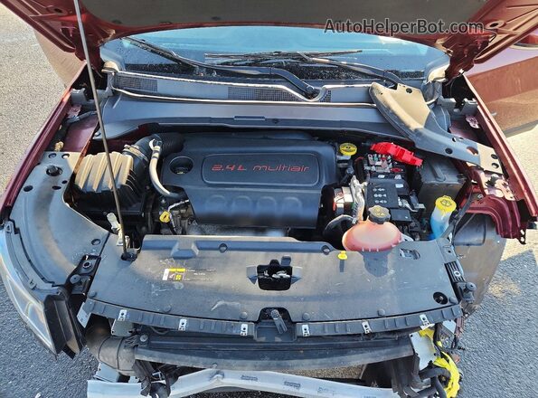3C4NJDCB0MT594749 2021 JEEP COMPASS Бордовый Вид подкапотного пространства