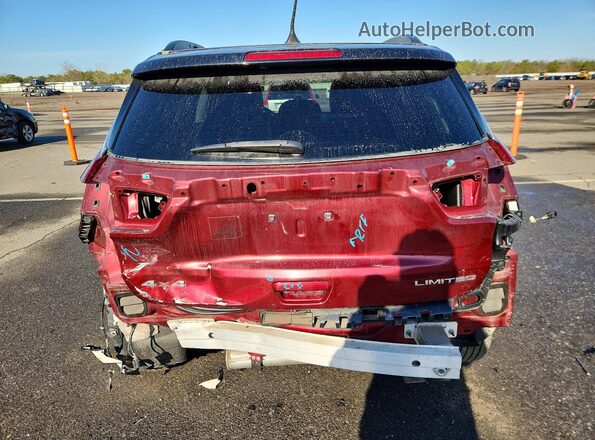 3C4NJDCB0MT594749 2021 JEEP COMPASS Бордовый Вид сзади
