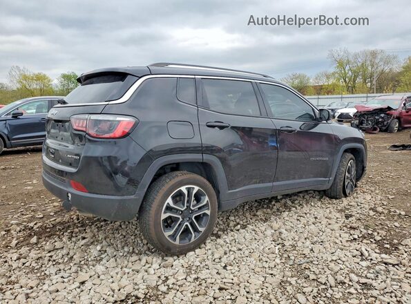 3C4NJDCB0NT107793 2022 JEEP COMPASS Black უკანა მარჯვენა
