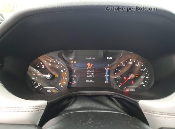 3C4NJDCB0NT107793 2022 JEEP COMPASS Black ხელსაწყოთა პანელის ხედი