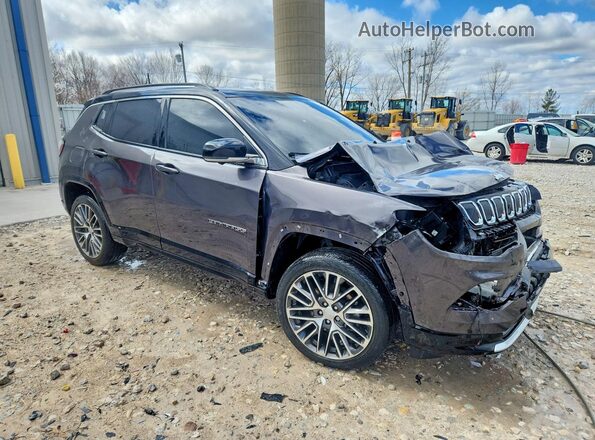 3C4NJDCB0NT149753 2022 JEEP COMPASS Серый Передняя правая четверть