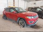 2020 Jeep Compass Limited 4x4 Red vin: 3C4NJDCB1LT228281