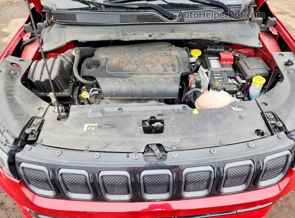 3C4NJDCB1NT181689 2022 JEEP COMPASS Красный Вид подкапотного пространства
