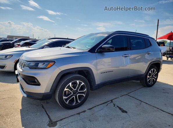 3C4NJDCB1NT210348 2022 JEEP COMPASS Серый Передняя левая четверть